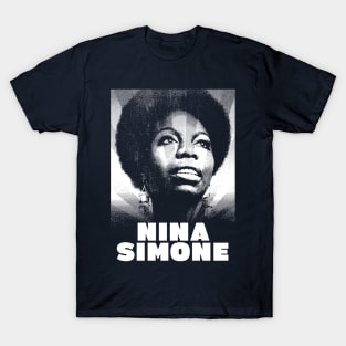 Nina Simone(American singer-songwriter and pianist) T-Shirt